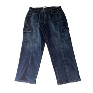 Lane Bryant Cargo Utility Mid-Rise Straight Jeans 20